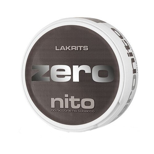 Zeronito Lakrits in the group Snus / Nicotine-free Snus at Eurobrands Distribution AB (Elekcig) (100673)