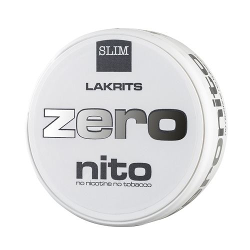 Zeronito Slim Lakrits in the group Snus / Nicotine-free Snus at Eurobrands Distribution AB (Elekcig) (100829)