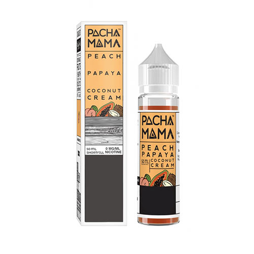 Peach Papaya Coconut Cream (Shortfill) - Pachamama in the group E-liquid / Shortfills / All Shortfill Flavors at Eurobrands Distribution AB (Elekcig) (105205)