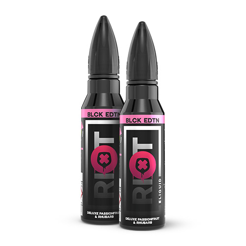 Riot Black Edition - Passionfruit & Rhubard (2x50ml) in the group E-liquid / All Flavor at Eurobrands Distribution AB (Elekcig) (76581)