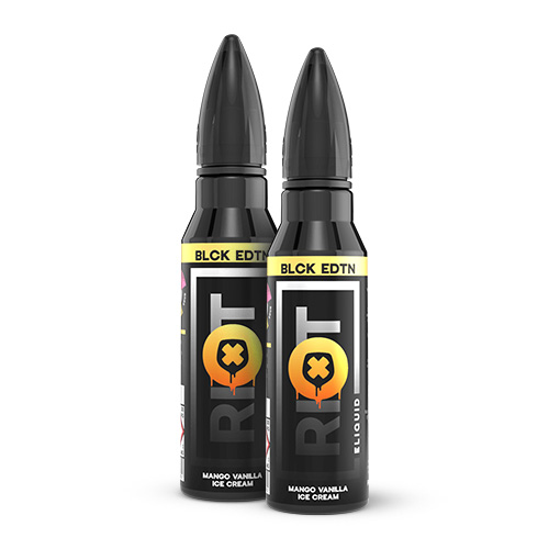 Riot Black Edition - Mango Vanilla Ice Cream (2x50ml) in the group E-liquid / Shortfills / Sweet at Eurobrands Distribution AB (Elekcig) (76582)