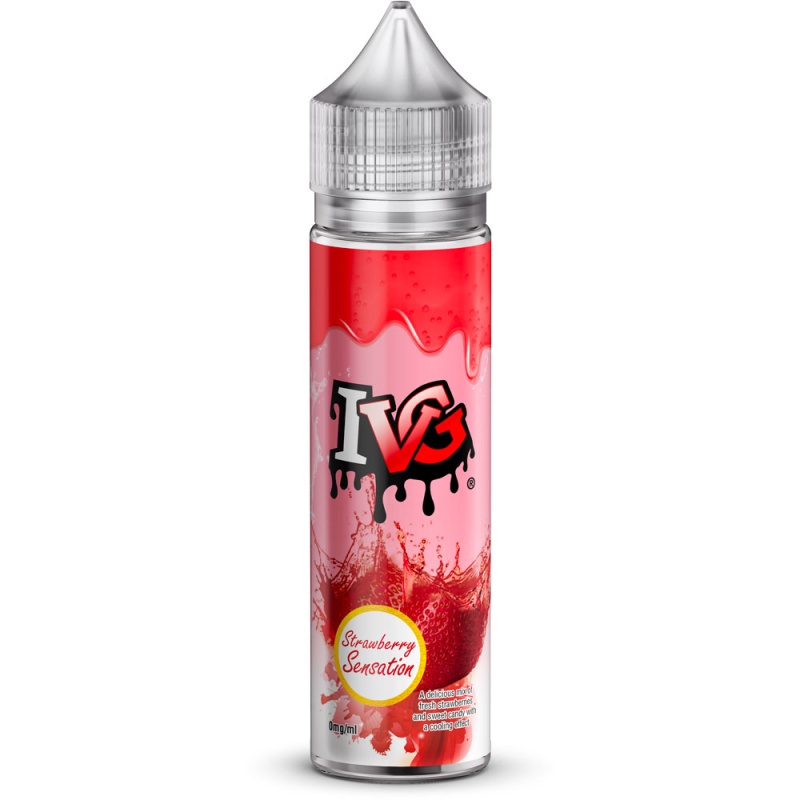 I VG | Strawberry Sensation | 70 VG in the group E-liquid / Shortfills /  /  at Eurobrands Distribution AB (Elekcig) (83628-DK)