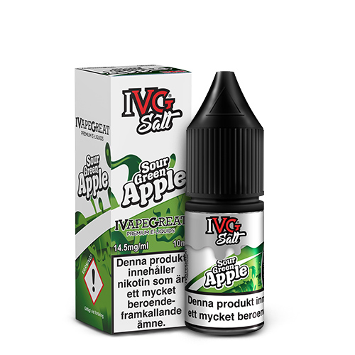 IVG Nicsalt (14.5mg) Sour Green Apple in the group E-liquid / Nicsalt at Eurobrands Distribution AB (Elekcig) (83773)