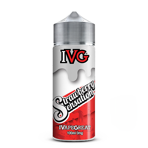 Strawberry Sensation (Shortfill, 100ml) - IVG in the group E-liquid / Shortfills / All Shortfill Flavors at Eurobrands Distribution AB (Elekcig) (83851)