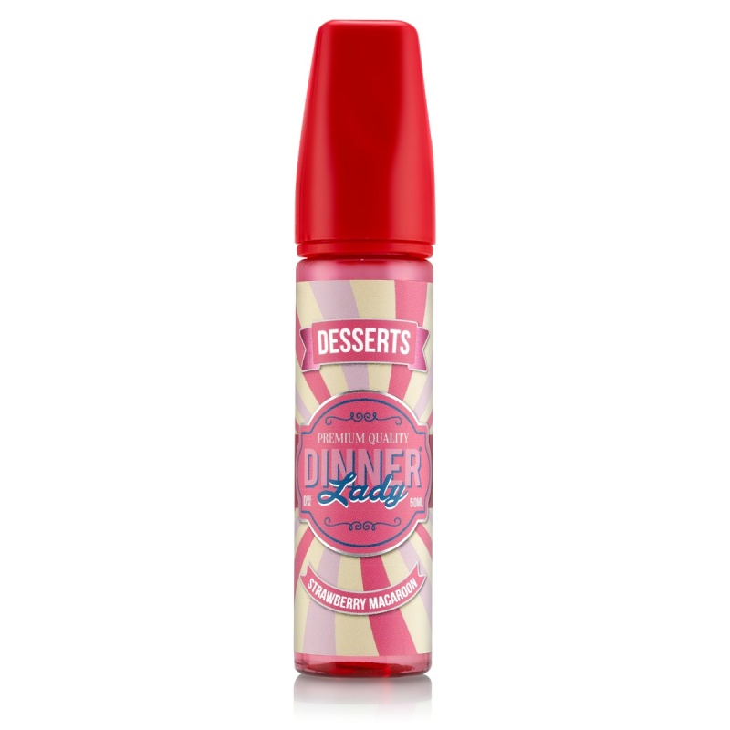 Strawberry Macaroon (Shortfill) - Dinner Lady Desserts in the group E-liquid / Shortfills /  /  at Eurobrands Distribution AB (Elekcig) (90520)