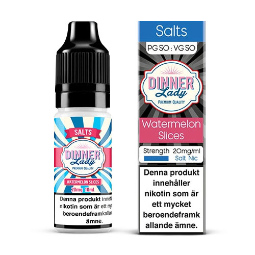 Watermelon Slices (Nicsalt, 20mg) - Dinner Lady in the group E-liquid / Nicsalt at Eurobrands Distribution AB (Elekcig) (90547)