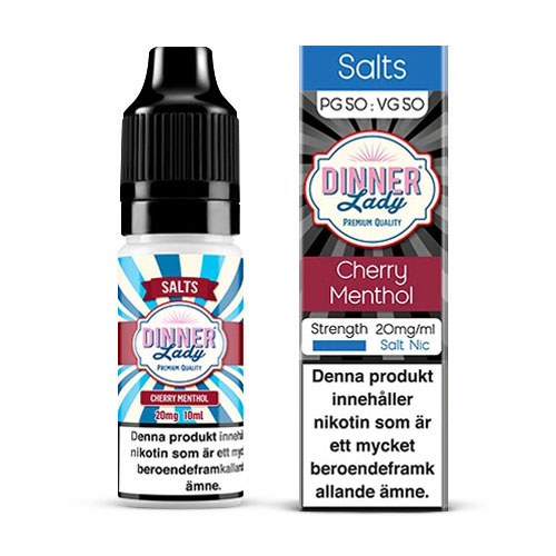 Cherry Menthol (Nicsalt, 20mg) - Dinner Lady in the group E-liquid / Nicsalt at Eurobrands Distribution AB (Elekcig) (90552)