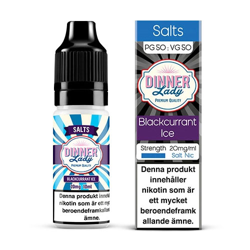 Blackcurrant Ice (Nicsalt, 20mg) - Dinner Lady in the group E-liquid / Nicsalt at Eurobrands Distribution AB (Elekcig) (90560)