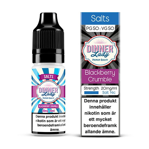 Blackberry Crumble (Nicsalt, 20mg) - Dinner Lady in the group E-liquid / Nicsalt at Eurobrands Distribution AB (Elekcig) (90565)