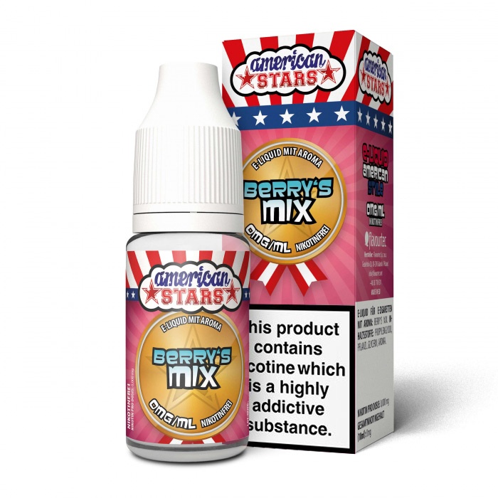 American Stars | Berry's Mix | 50VG in the group E-liquid / 10ml E-liquid at Eurobrands Distribution AB (Elekcig) (American-Stars-Berry-s-Mi)