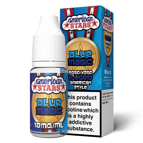 American Stars | Blue Magic | 50VG in the group E-liquid / 10ml E-liquid at Eurobrands Distribution AB (Elekcig) (AmericanStars-BlueMagic-5)