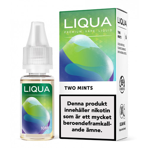 Two Mints - Liqua in the group E-liquid /  /  at Eurobrands Distribution AB (Elekcig) (DK1001745)