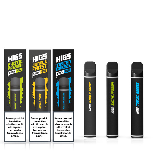 Higs Only Zero | Disposable Vape in the group E-cigg / Disposable vape at Eurobrands Distribution AB (Elekcig) (Higs-only-zero-vape)