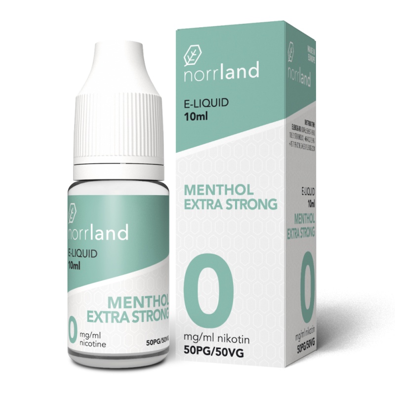 Norrland | Menthol Extra Strong | 50VG in the group E-liquid / Norrland at Eurobrands Distribution AB (Elekcig) (Norrland-MentholExtraStro)