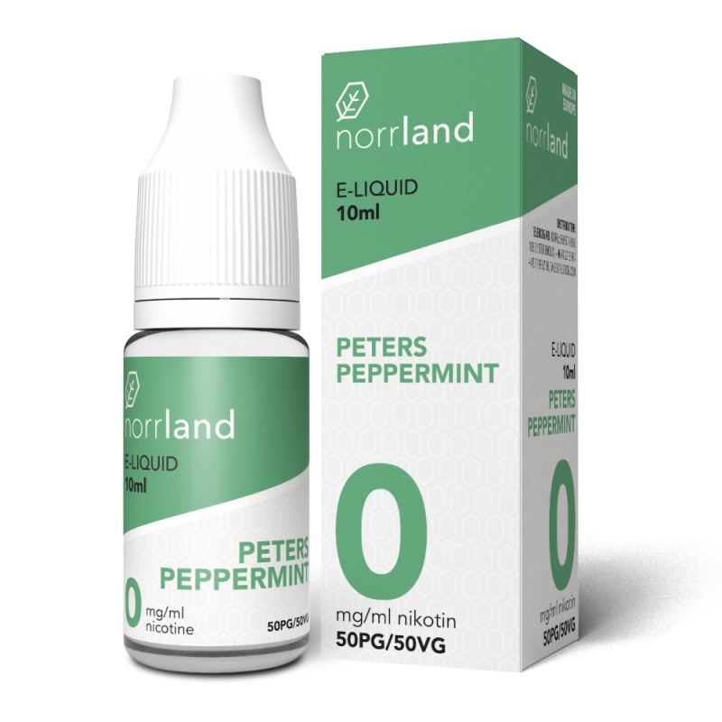 Norrland | Peters Peppermint | 50VG in the group E-liquid / 10ml E-liquid at Eurobrands Distribution AB (Elekcig) (Norrland-PetersPeppermint)