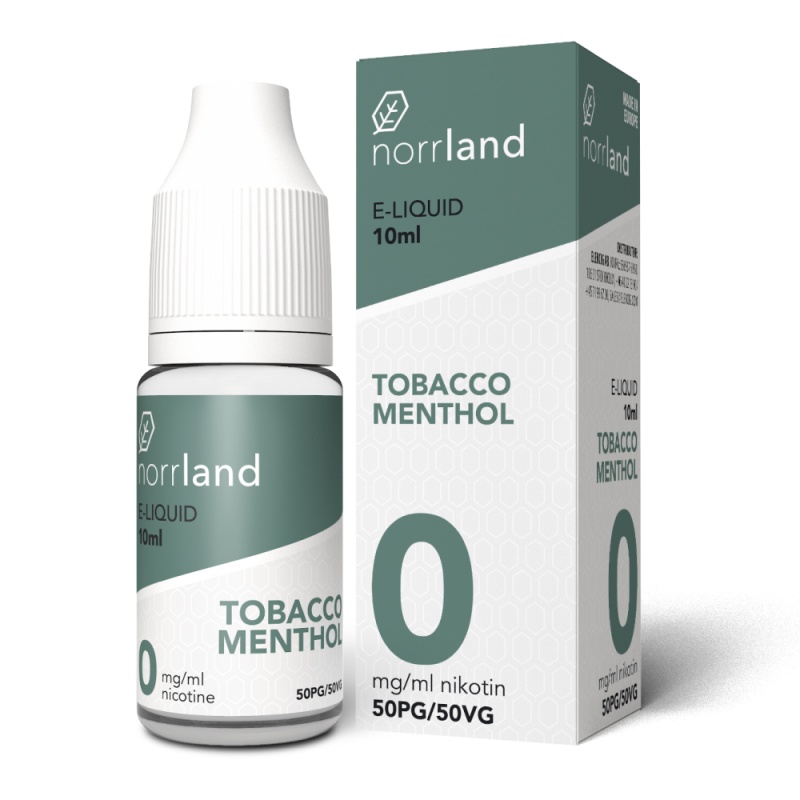 Norrland | Tobacco Menthol | 50 VG in the group E-liquid / 10ml E-liquid at Eurobrands Distribution AB (Elekcig) (Norrland-Tobacco-Menthol-)