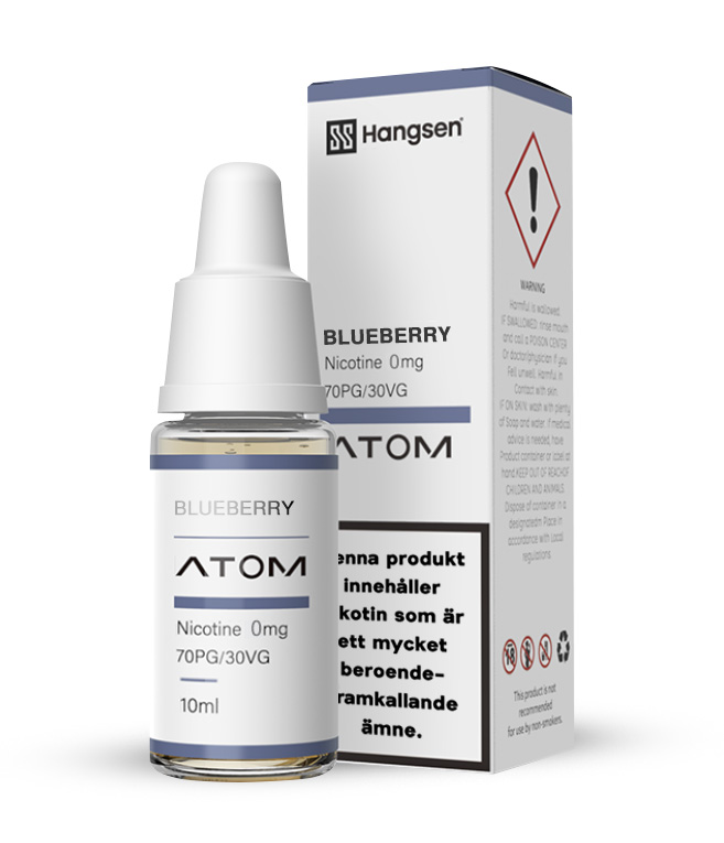 Hangsen Atom | Blueberry | 30 VG in the group E-liquid /  /  at Eurobrands Distribution AB (Elekcig) (SE1000636)