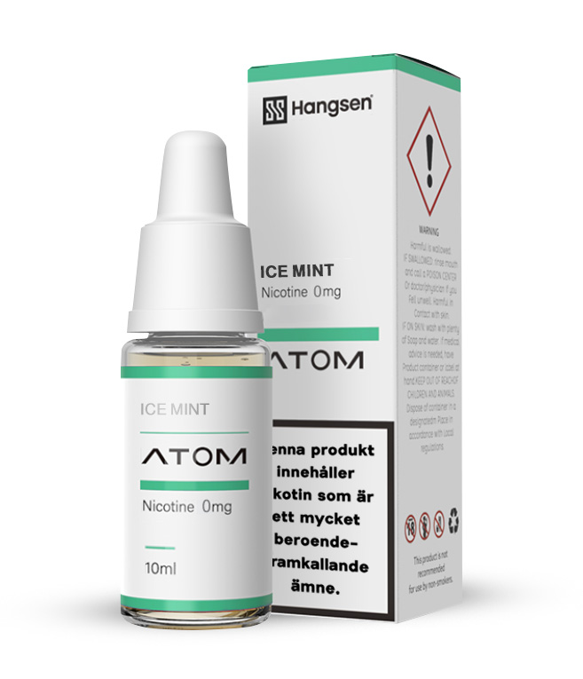 Hangsen Atom | Ice Mint | 30 VG | Mentol in the group E-liquid /  /  at Eurobrands Distribution AB (Elekcig) (SE1001550)