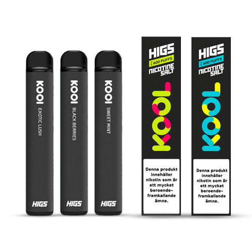 Higs Kool | Disposable Vape in the group E-cigg / Disposable vape at Eurobrands Distribution AB (Elekcig) (higs-kool-engangs-ecigg)