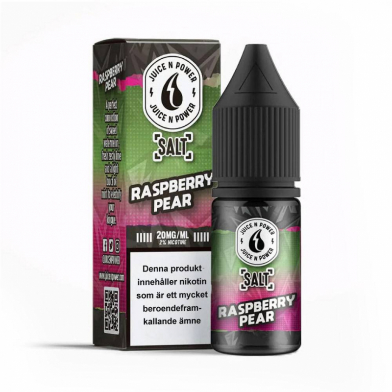 Juice N Power (Nicsalt) | Raspberry Pear in the group E-liquid / Nicsalt at Eurobrands Distribution AB (Elekcig) (jnp-raspberry-pear-salt)