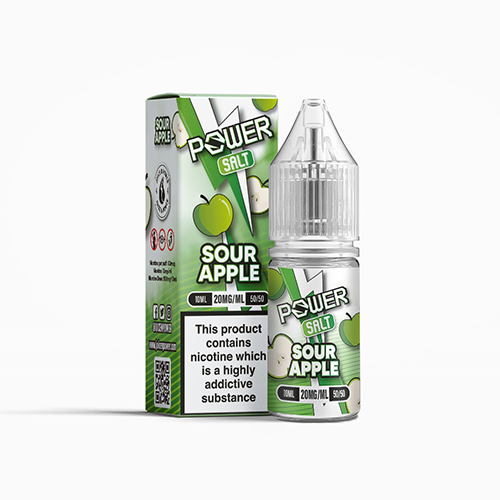 Juice N Power (Nicsalt) | Sour Apple in the group E-liquid / Nicsalt at Eurobrands Distribution AB (Elekcig) (juice-n-power-apple)