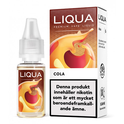 Liqua | Cola in the group E-liquid / 10ml E-liquid at Eurobrands Distribution AB (Elekcig) (liqua-cola)