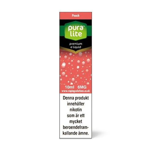 Pura Lite | Peach in the group E-liquid / 10ml E-liquid at Eurobrands Distribution AB (Elekcig) (pura-lite-peach)