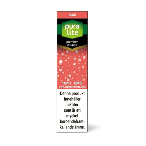 Pura Lite | Peach in the group E-liquid / Fruits at Eurobrands Distribution AB (Elekcig) (pura-lite-peach)