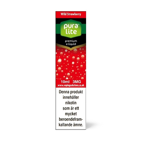 Pura Lite | Wild Strawberry in the group E-liquid / 10ml E-liquid at Eurobrands Distribution AB (Elekcig) (pura-lite-wild-strawberry)